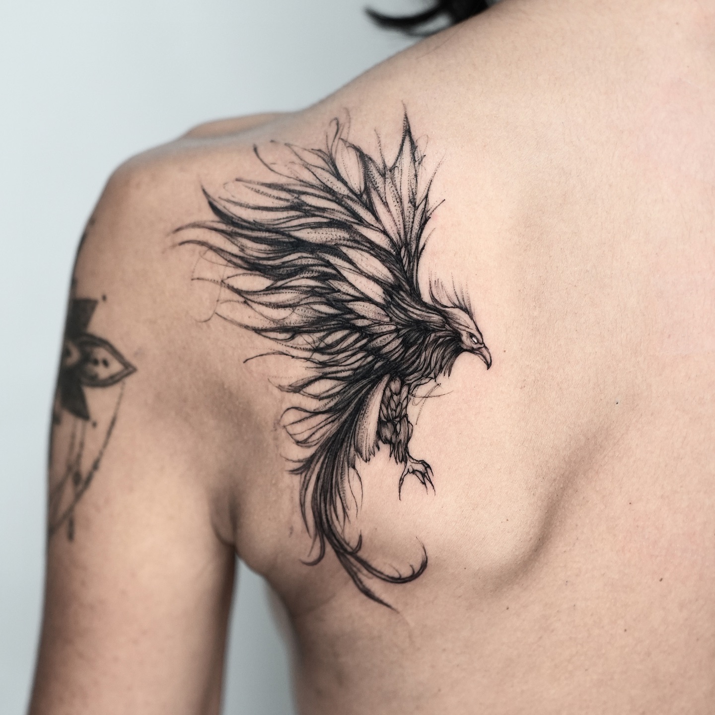 Phoenix tattoo for men by timor tt
