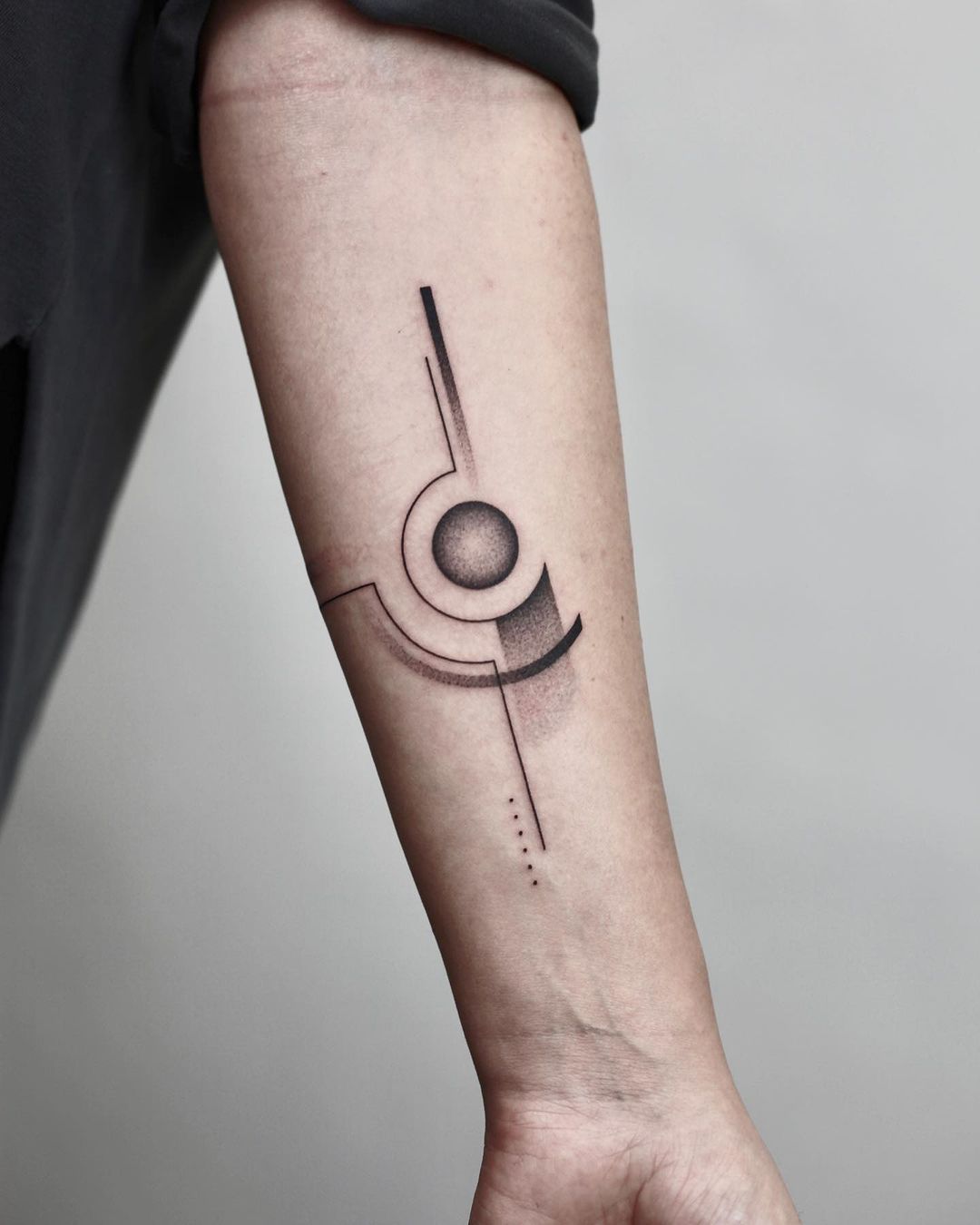 beautiful geometric tattoo by eleonora.cercato