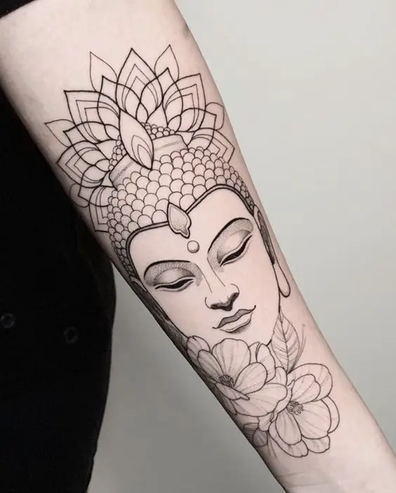 buddha mandala tattoo for women 1