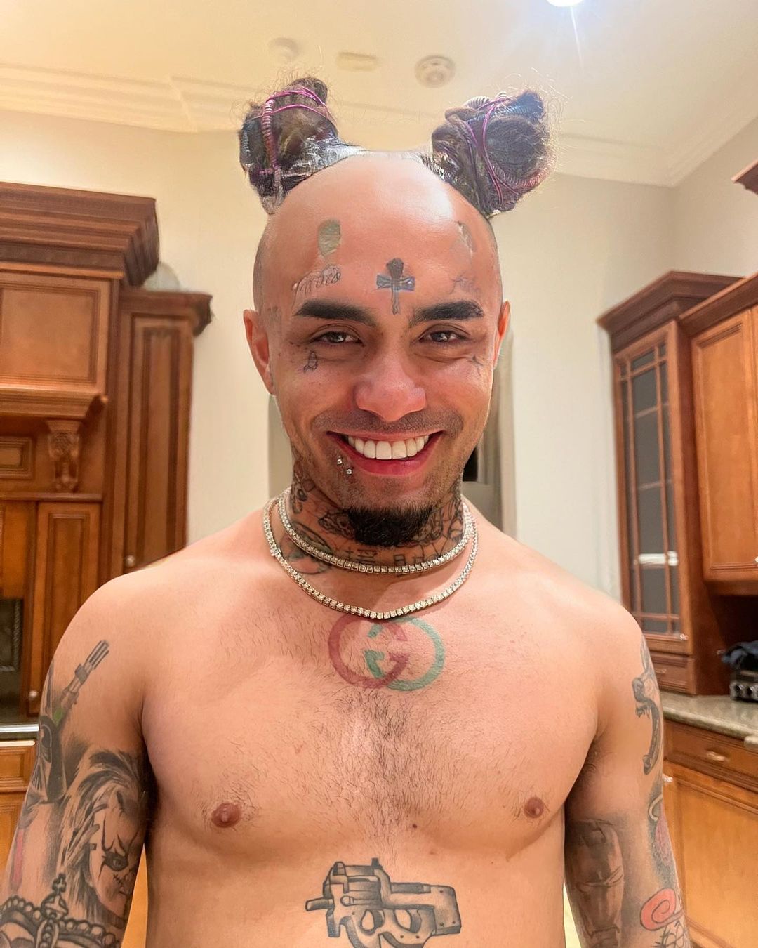 face tattoos by lilpump