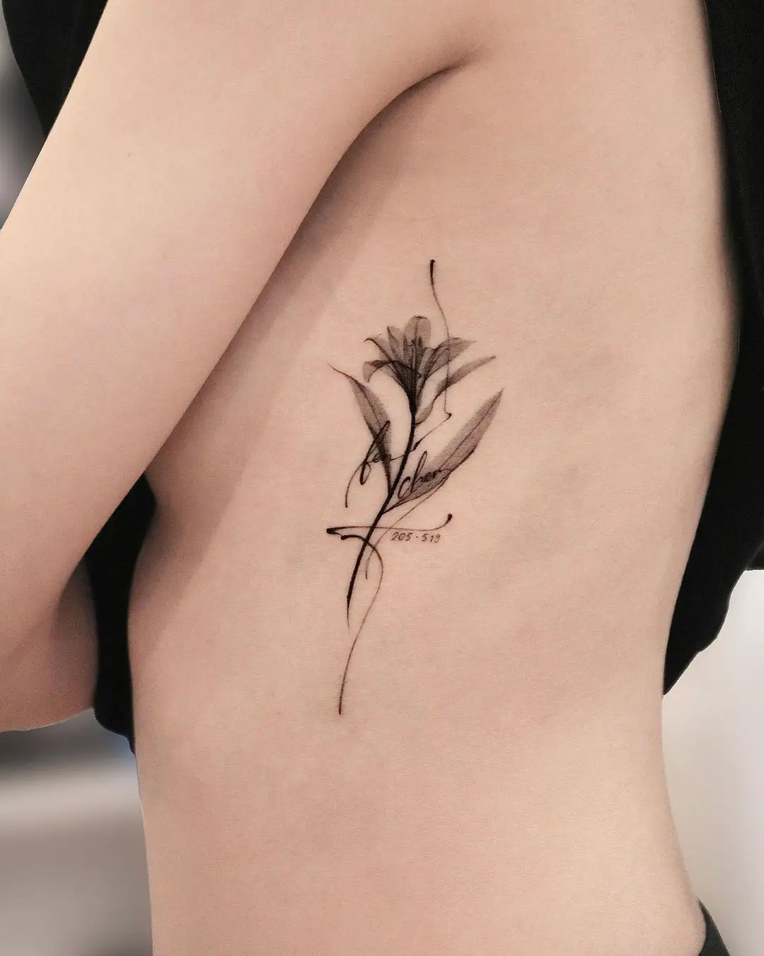 flower tattoo design by hadam.collection