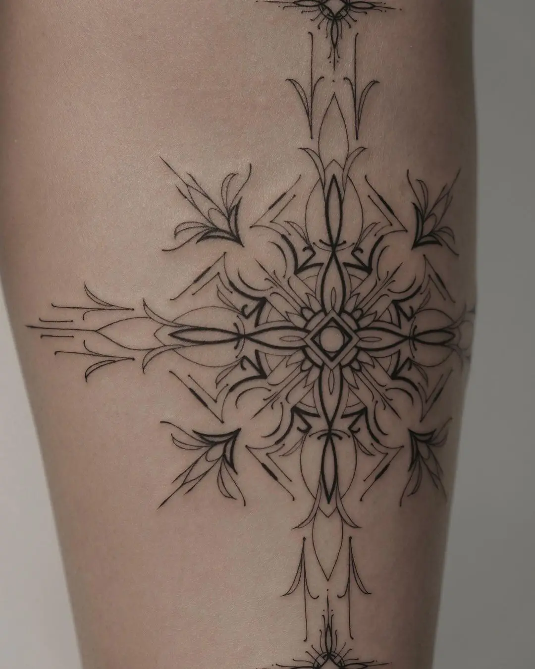 mandala tattoo by tasiatattoos