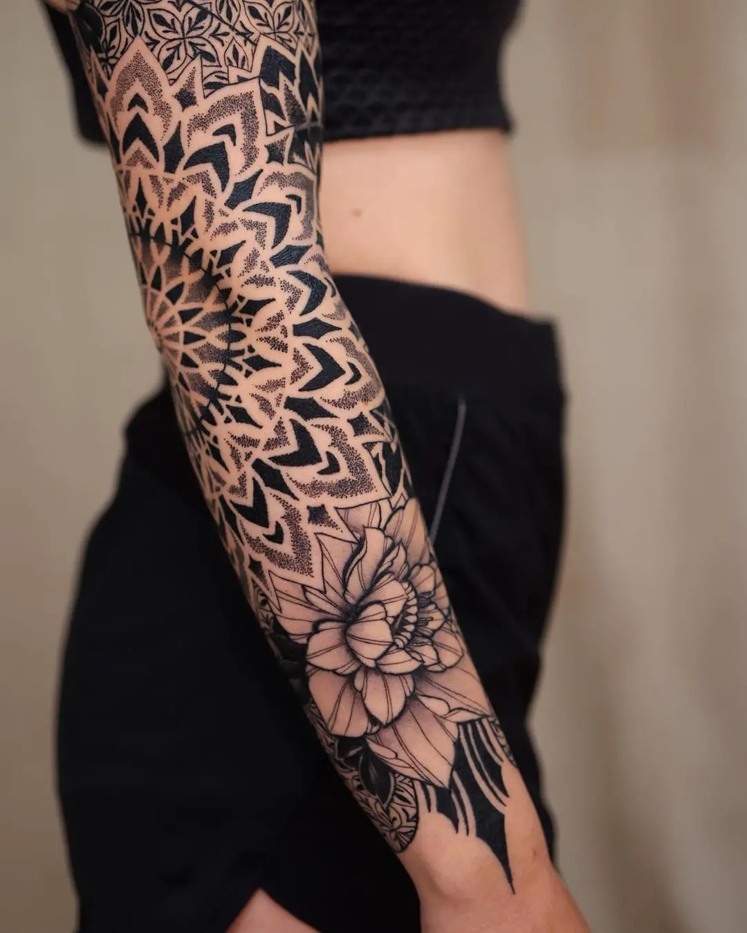 mandala tattoo for women by fleur.tattoos