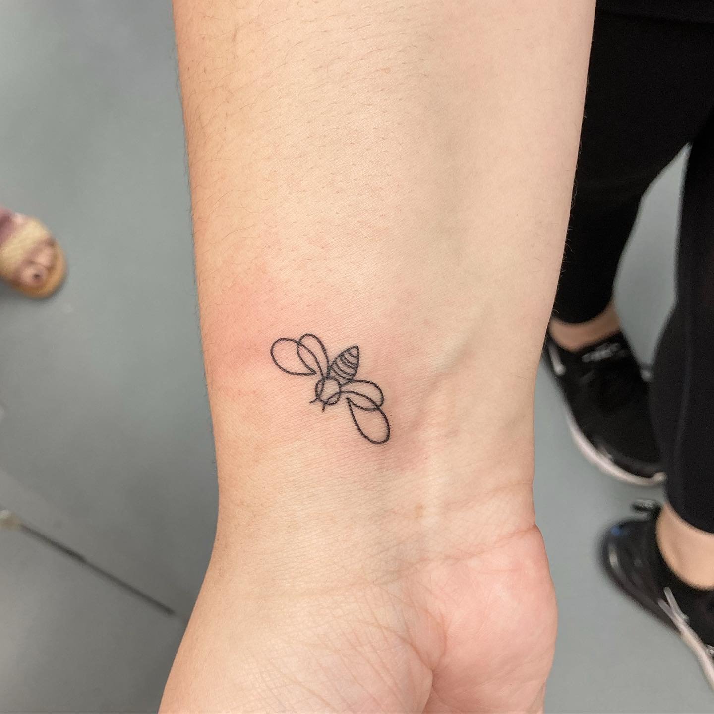 minimalism tattoo by azarjatattoo