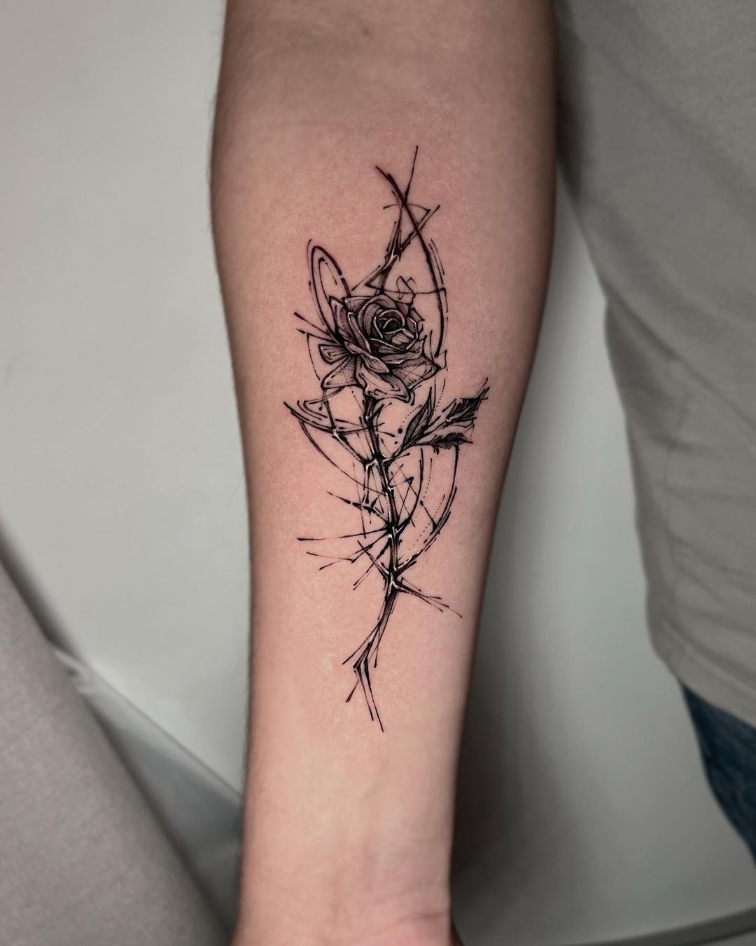 rose tattoo by tadi tattoo
