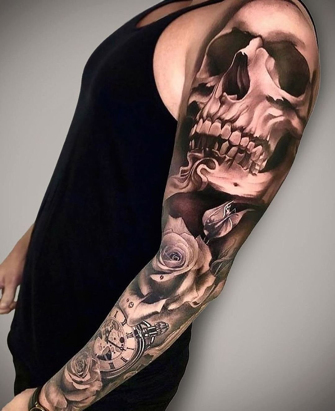 skull tattoo ideas by seventatttoovegas