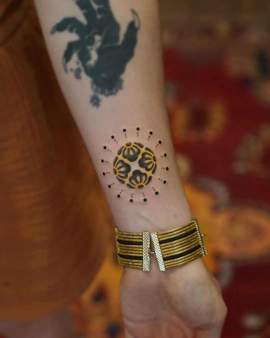 small mandala tattoo design by n.o.u.v.e.a.u