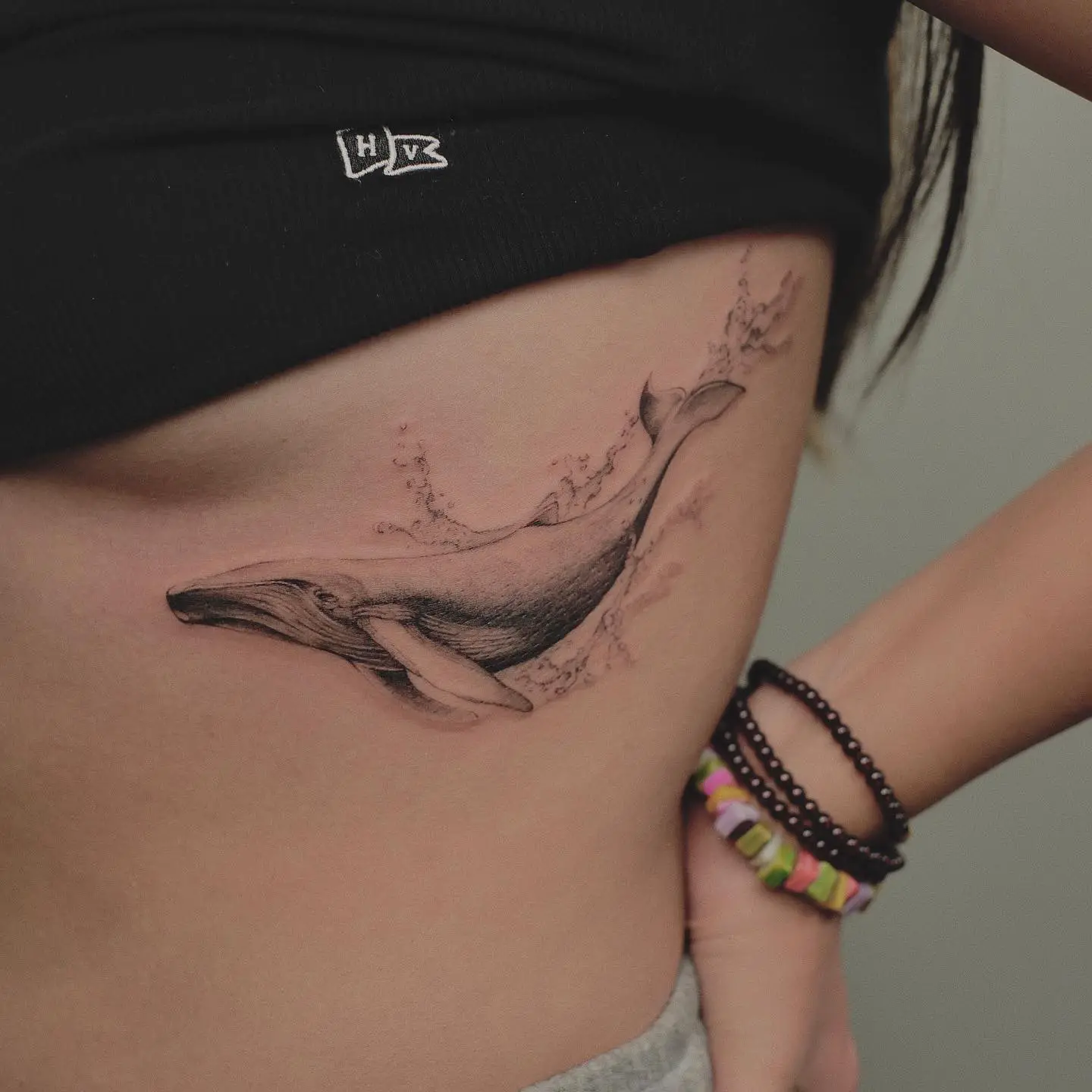 whale ribs tattoos by cypher tian