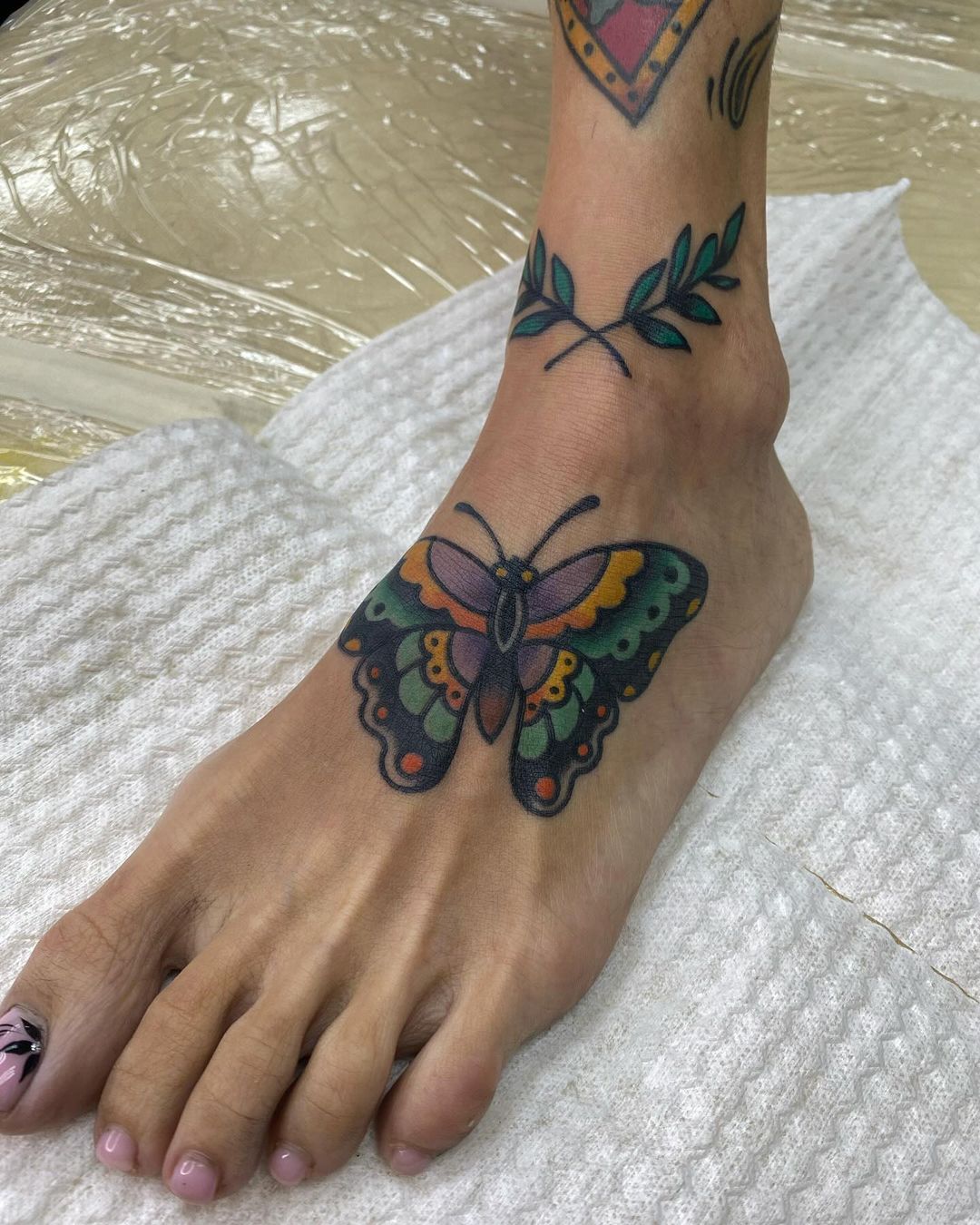 Amazing butterfly tattoo by