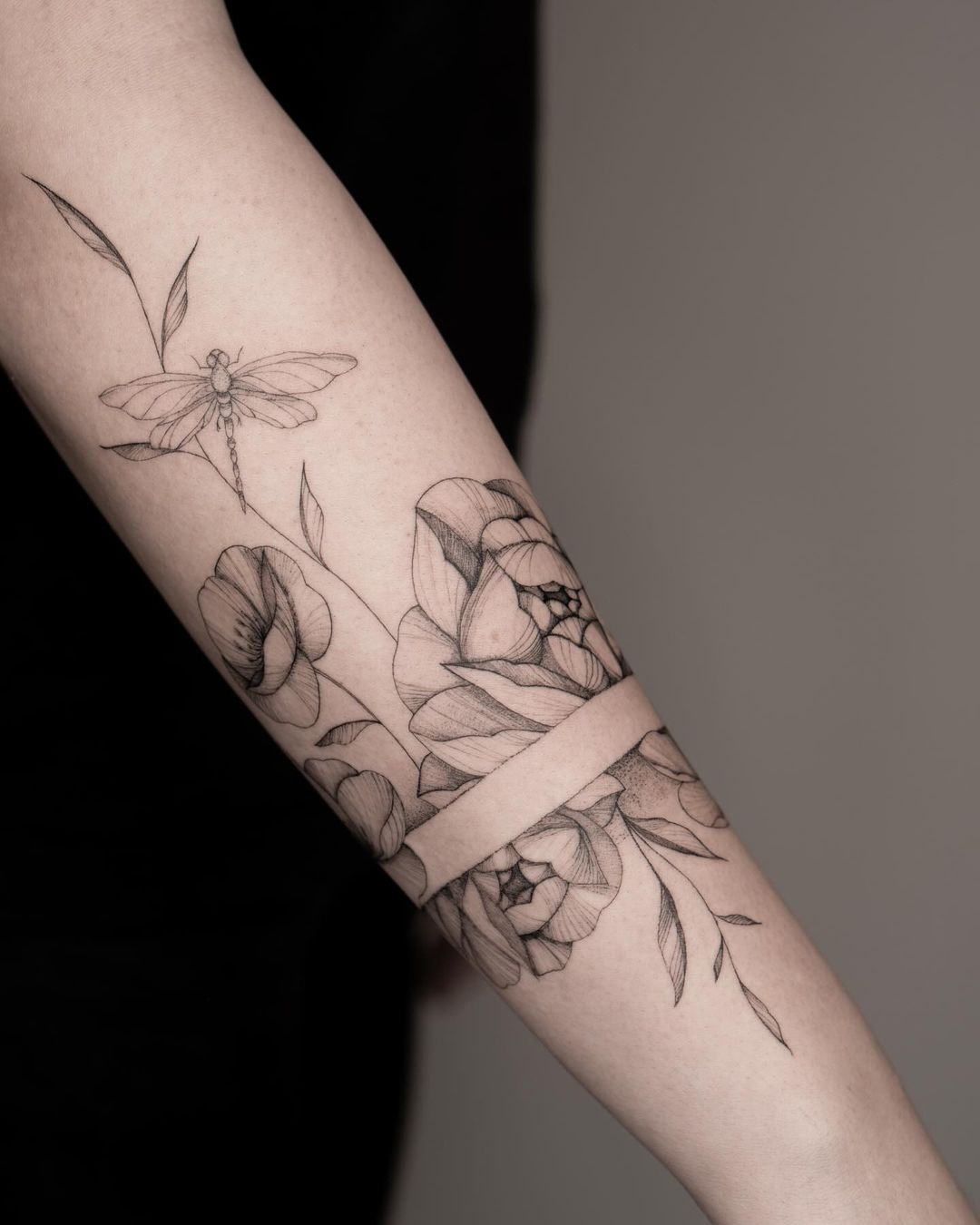 Armband forest tattoo design by merletattoo