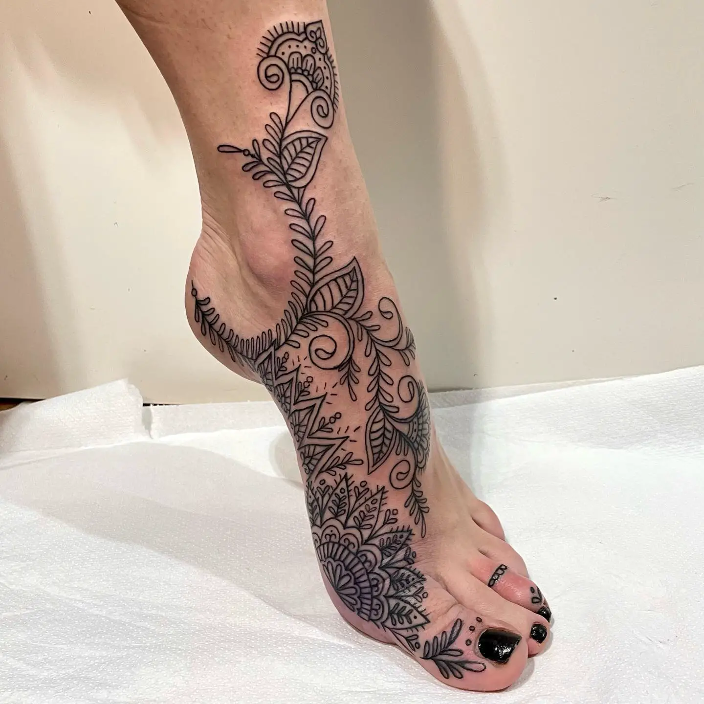 Beautiful feet tattoos