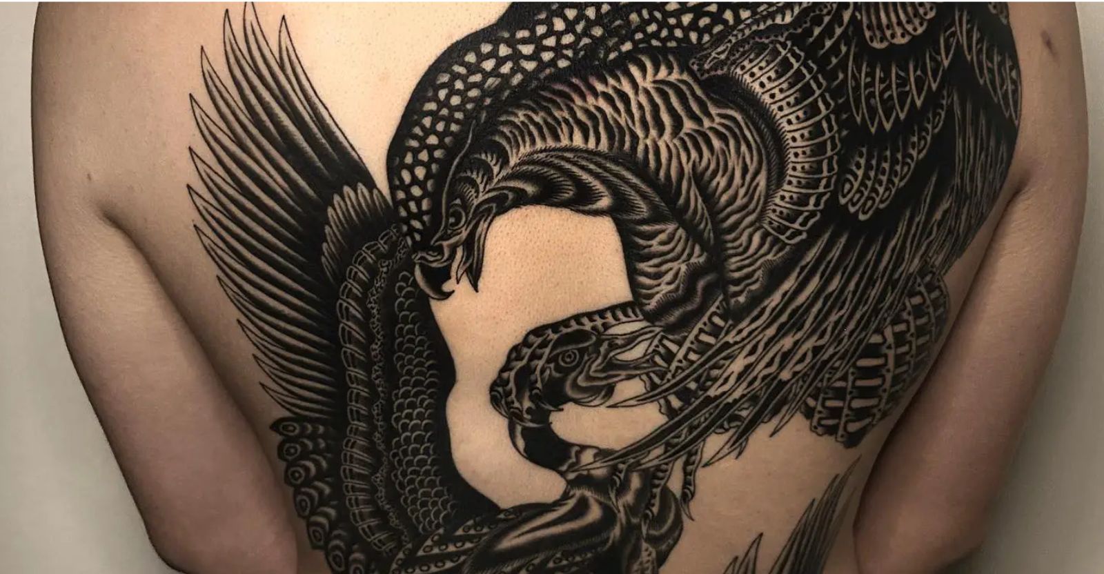 Geometric Line Tattoos By Chaim Machlev Elegantly Flow Across The Human Body  | Bored Panda