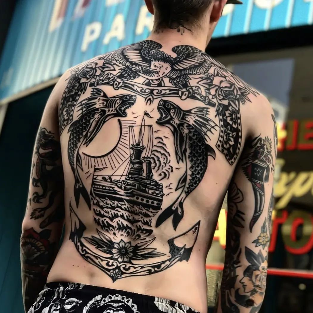 Full body tattoos by blacktradi tattoos
