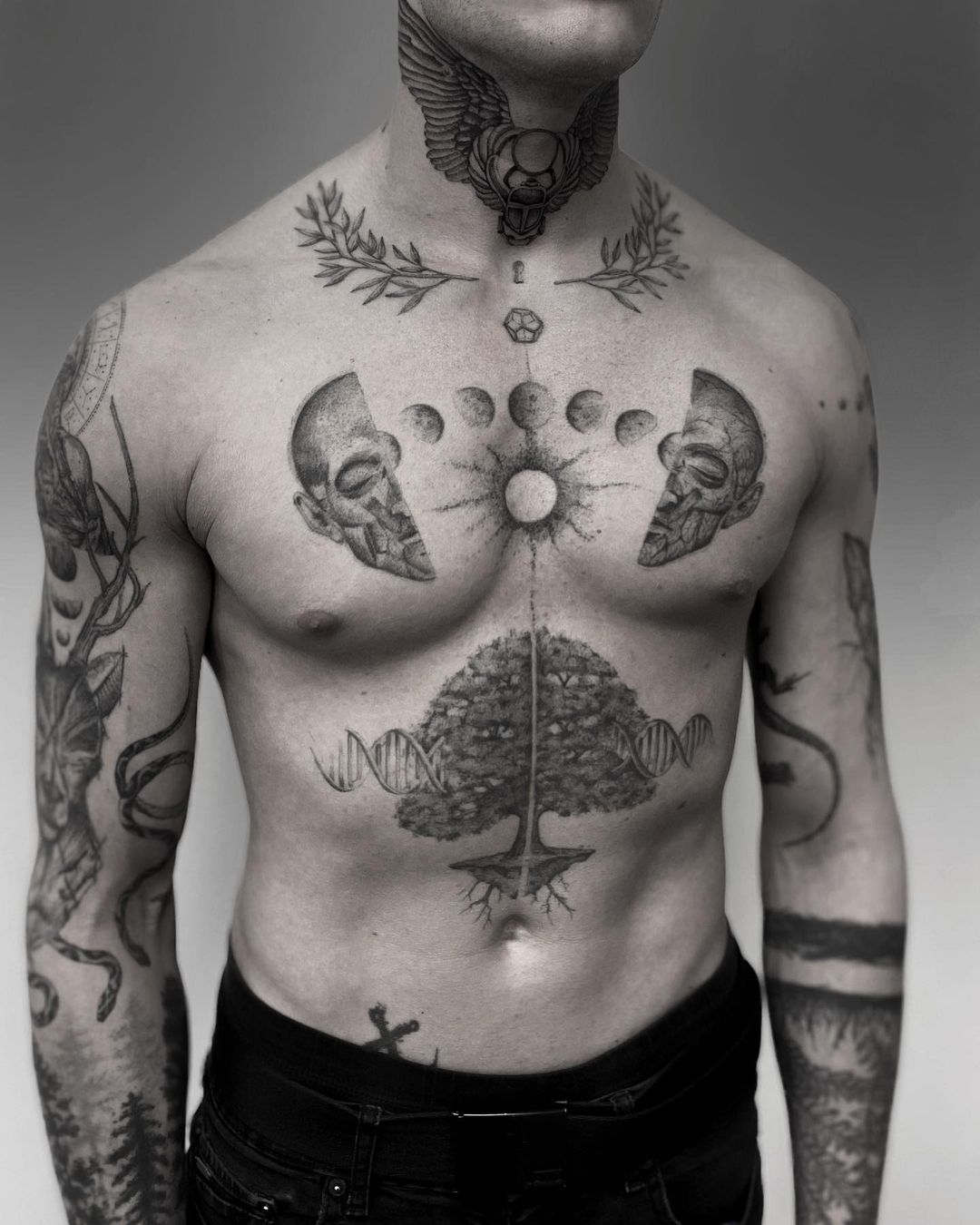 Full body tattoos by gergoaugusztiny