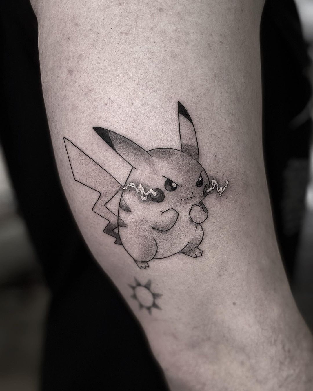 PIkachu tattoo for men by owbonez