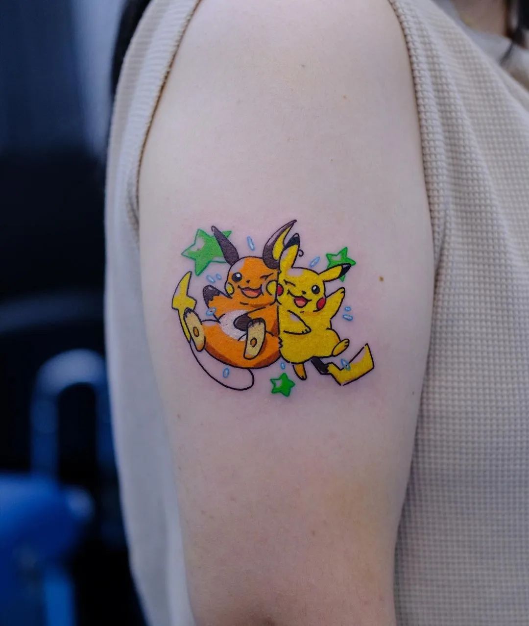 Pikachu tattoo design by animemasterink