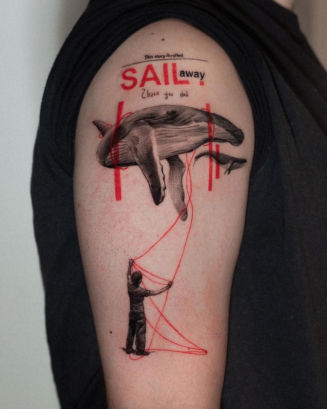 Surrealism tattoo on arm by surrealismtattoo