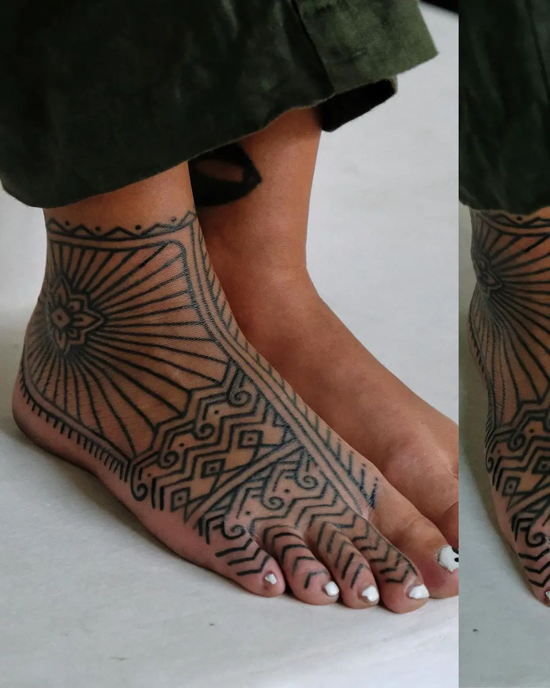 Tribal foot tattoo ideas by erwinprmitif