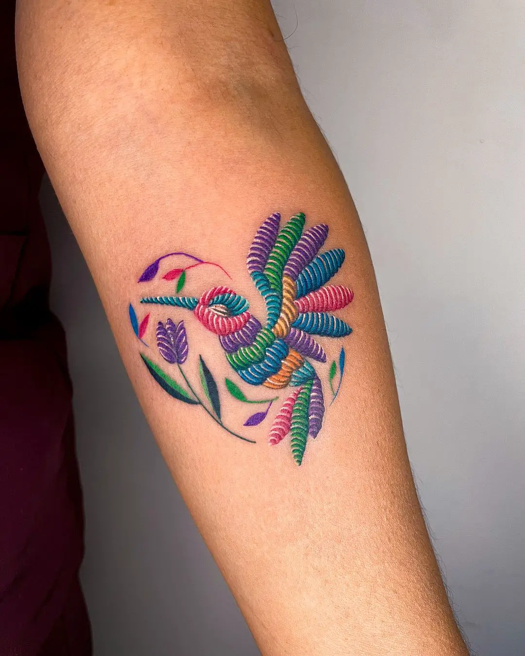 colorful bird design by alicia casale