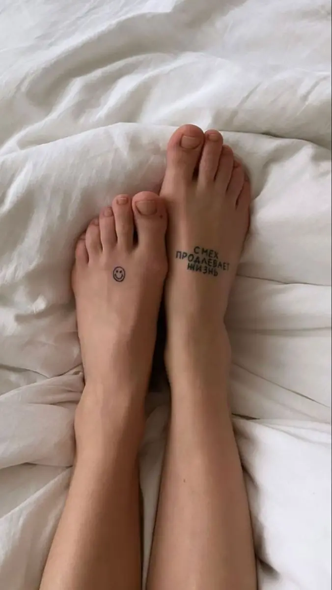 cute feet tattoo ideas