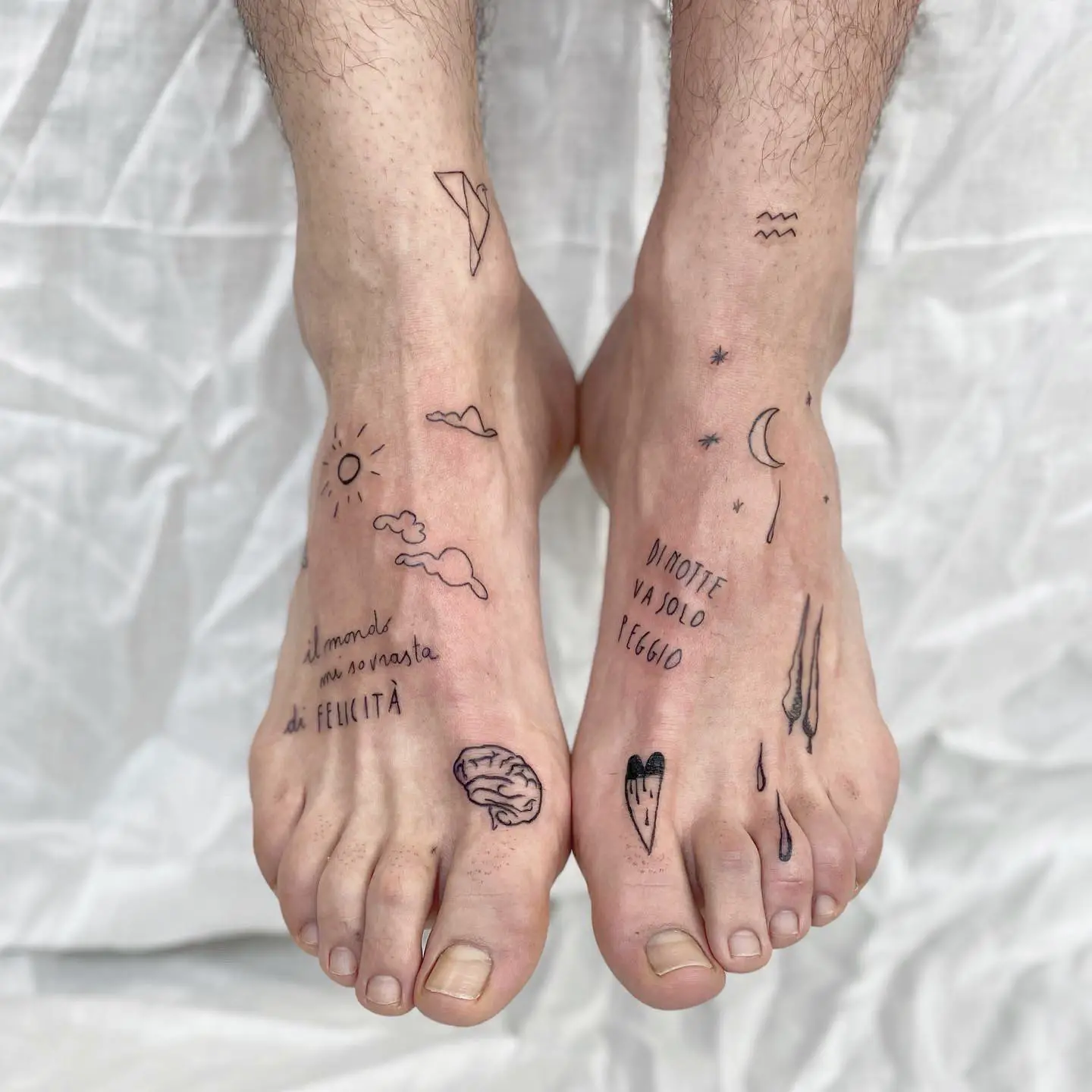 cute foot design by marcosorgato