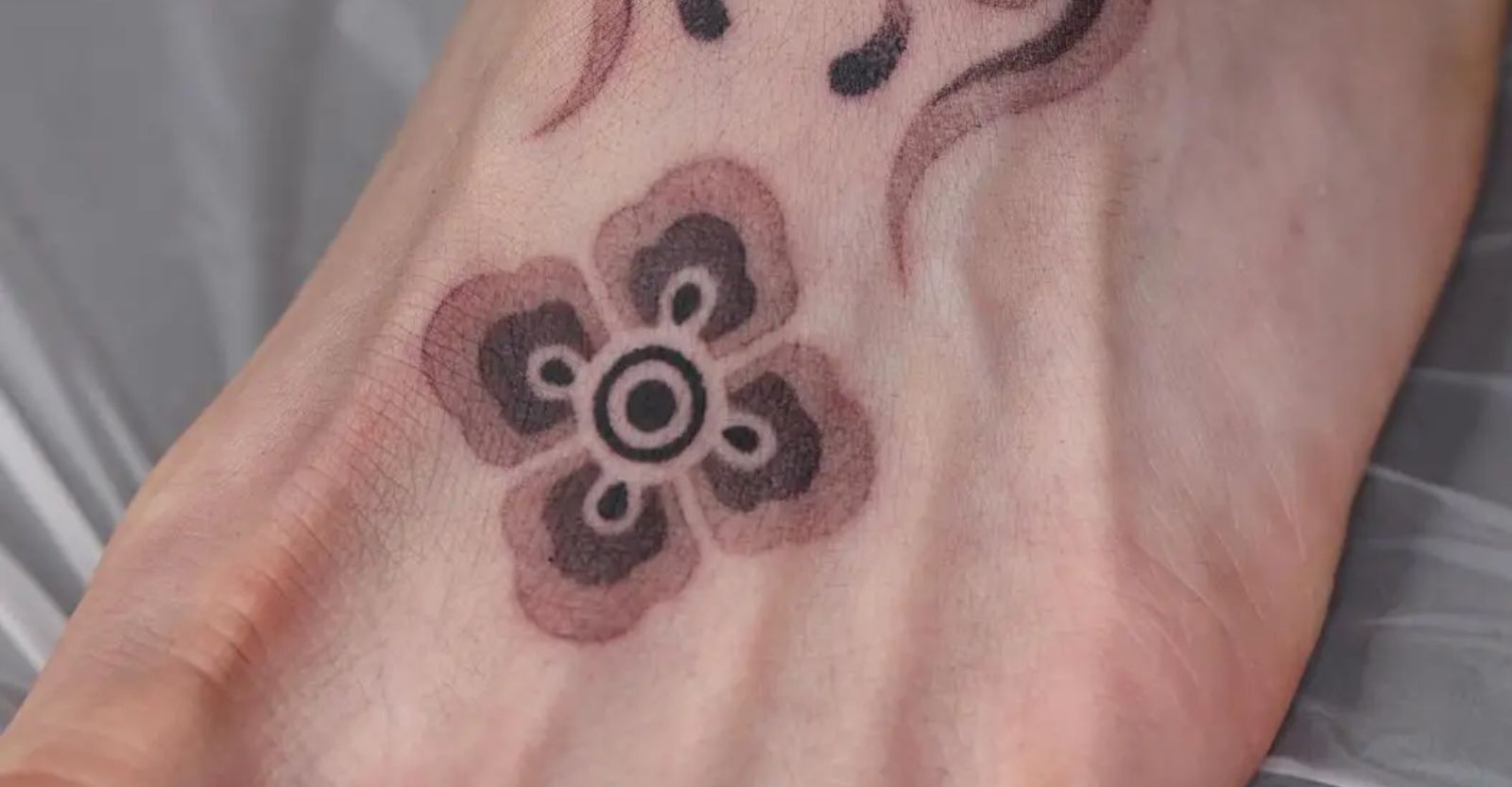 Lotus foot tattoo | Foot tattoos for women, Foot tattoos, Flower tattoo foot