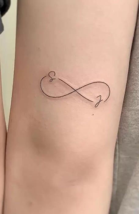 infinity name tattoo