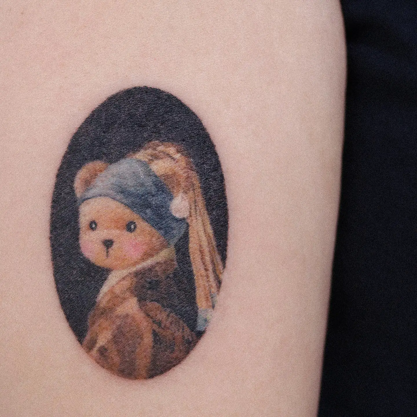 teddy tattoo for men by baekya. .poke