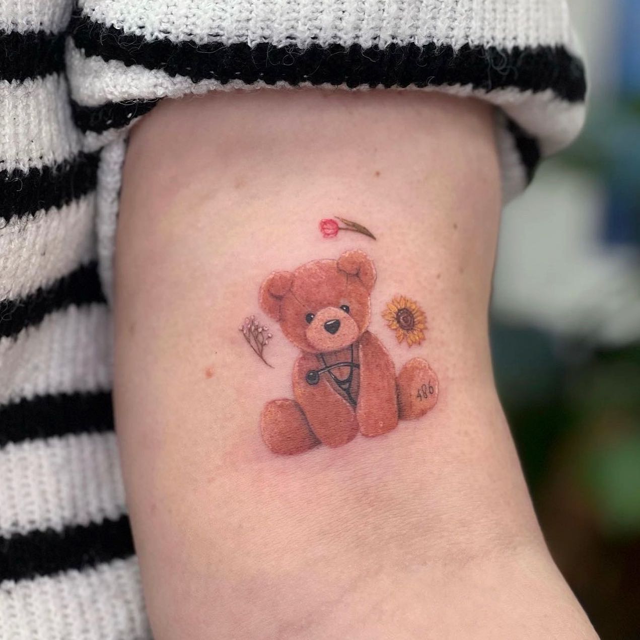 teddy tattoo for women by auraninetyfour