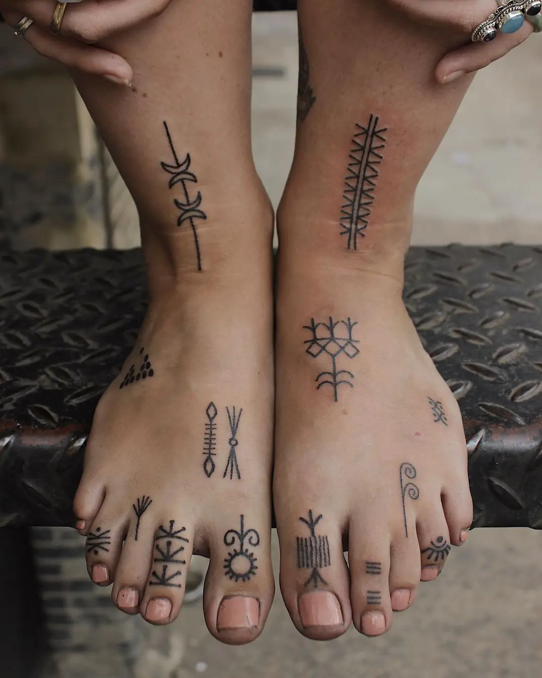 unique foot tattoos by corrieforeman
