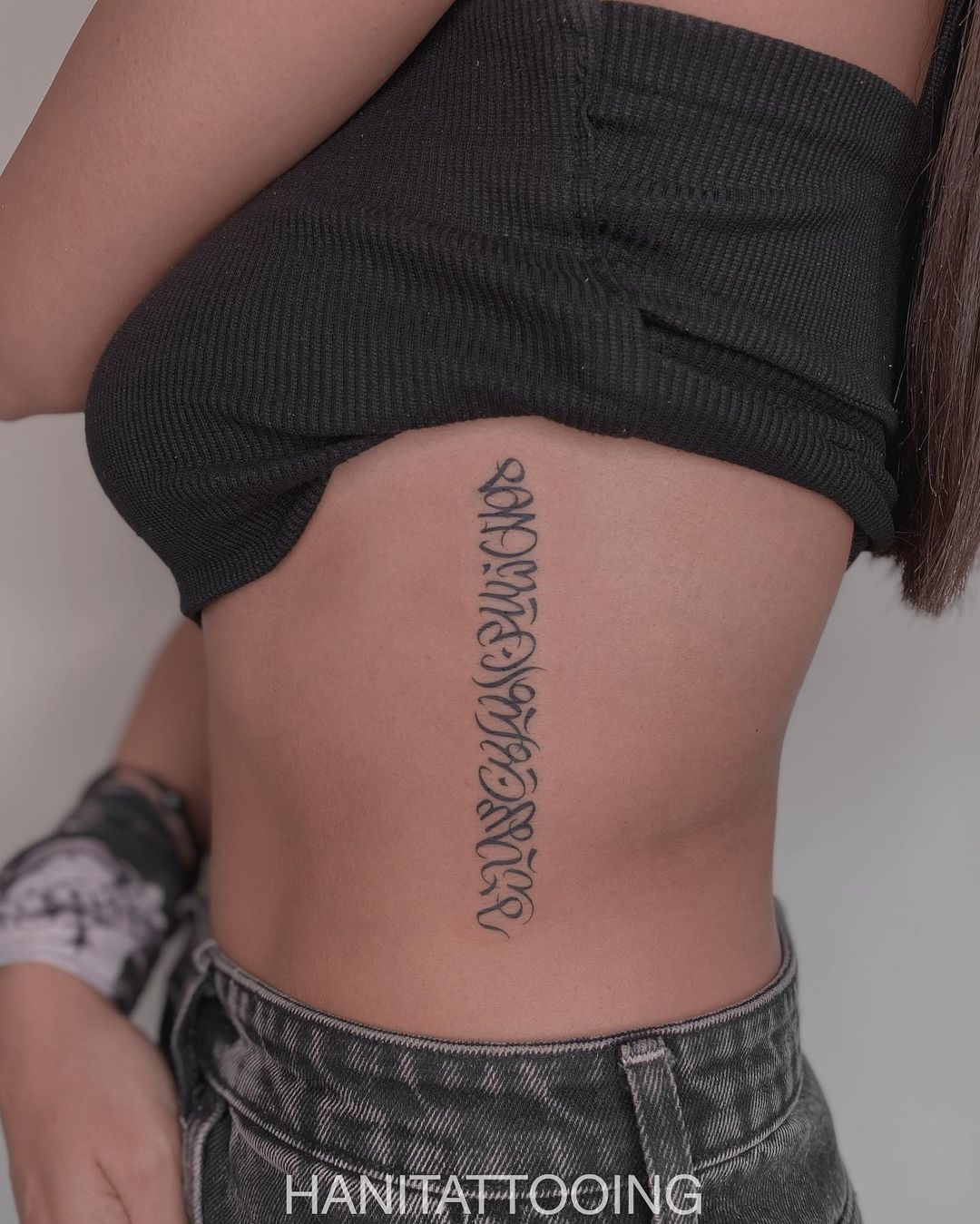 unique name tattoo for women by hanitattooing