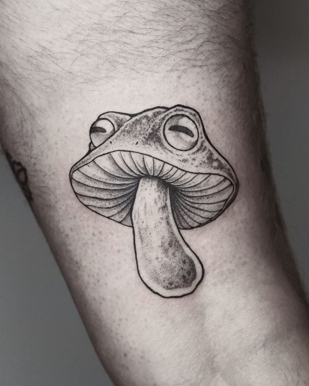 Mushroom tattoos by winkrot