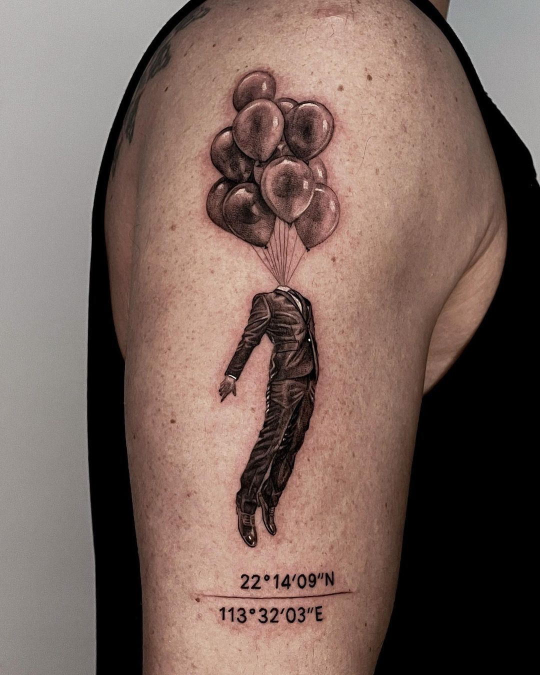 Realistic balloon tattoos by ink.yan