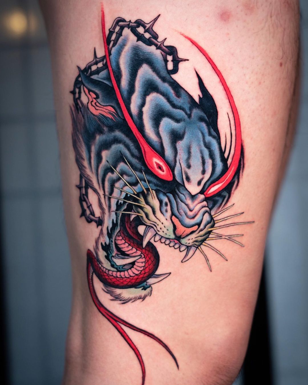 Tiger tattoo design by seoulinktattoo