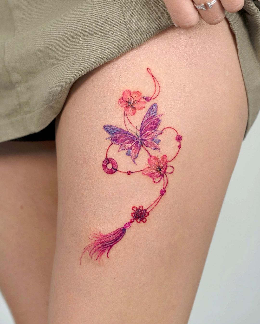cherry blossom design by tilda tattoo