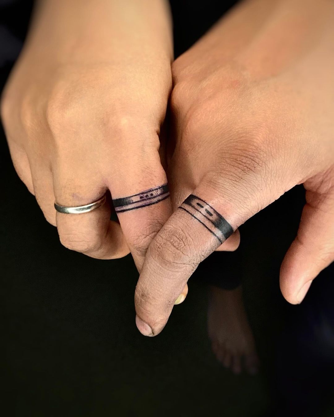 cute matching ring by deviltattoopune