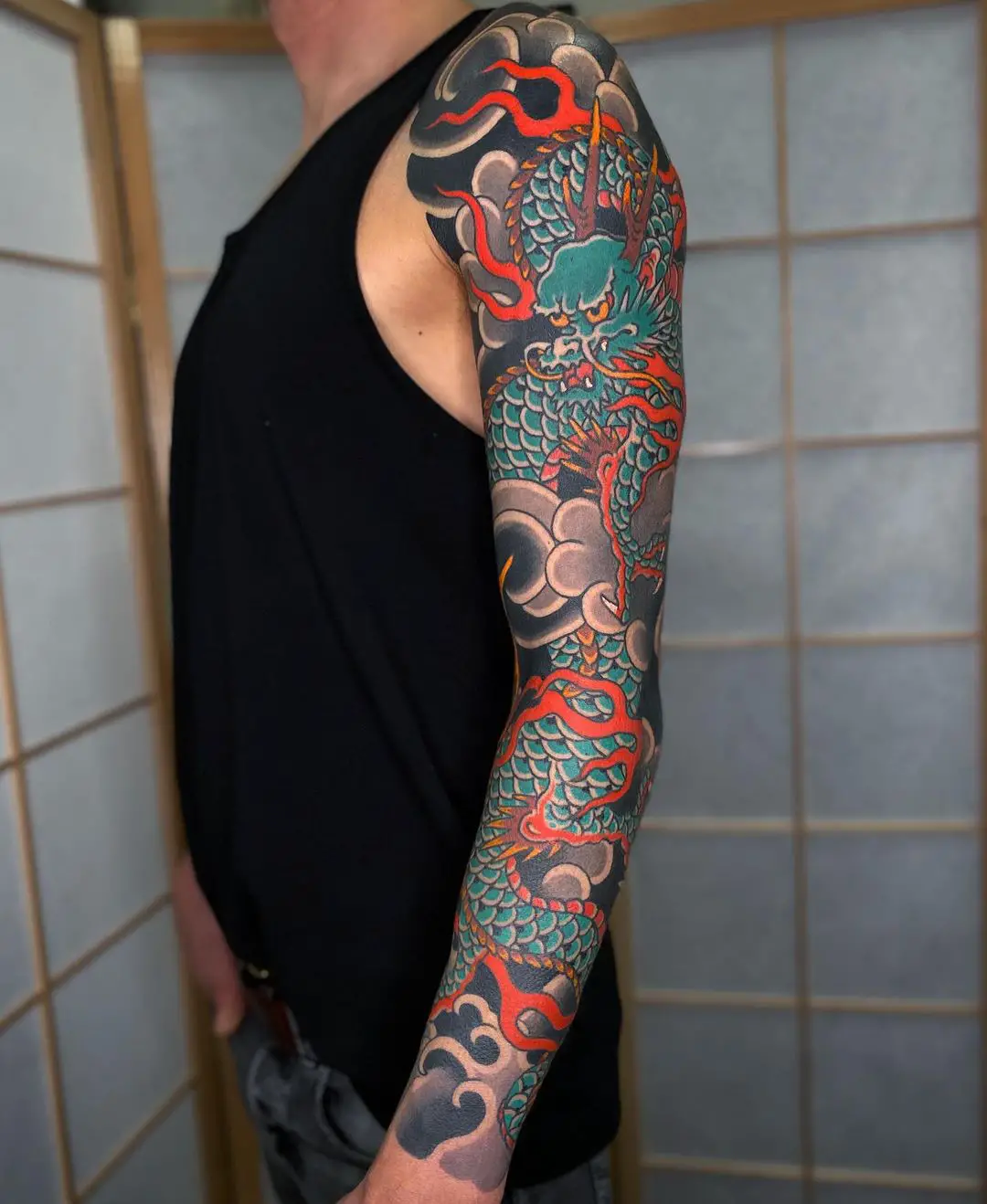 japanese tattoo for men by jensschnettler