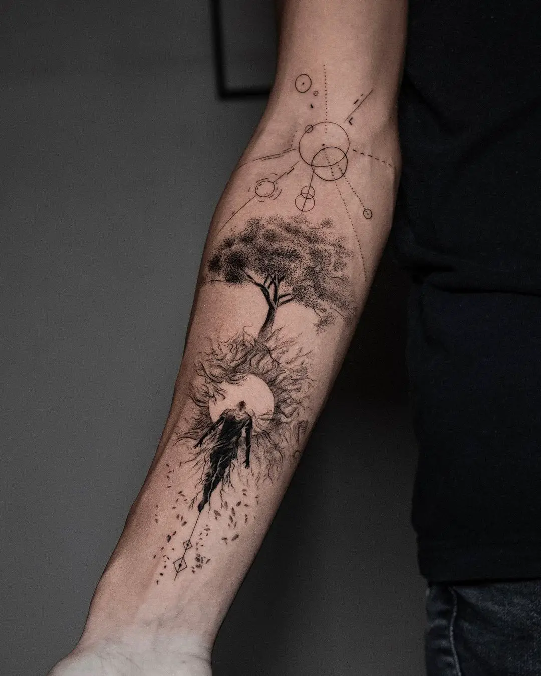 nature tattoos by gab7sz