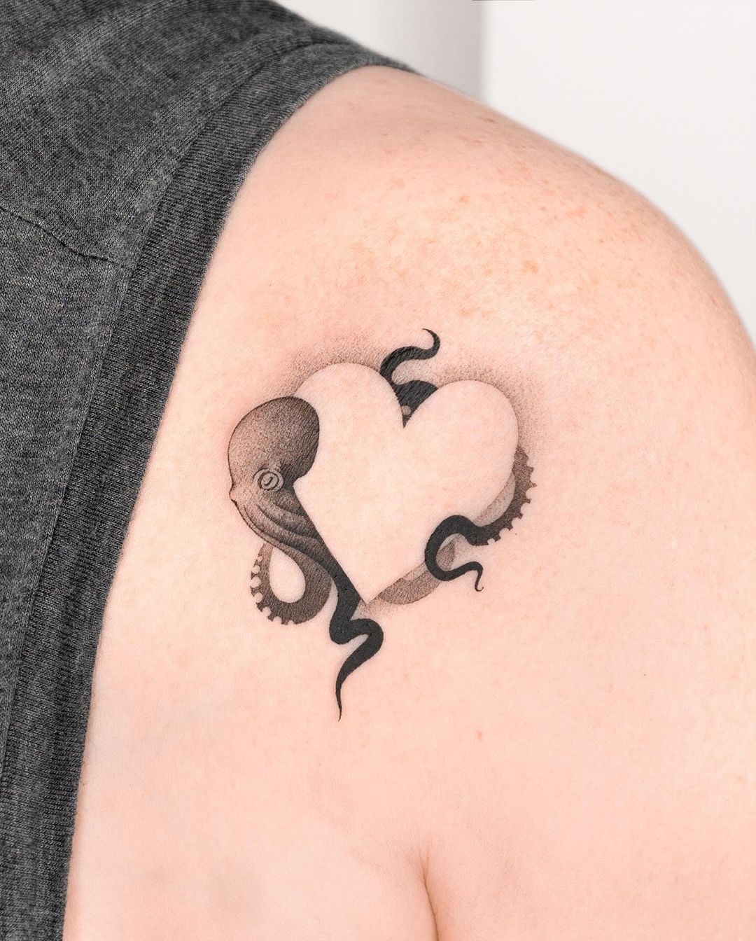 octopus tattoo for women by choiyun tattoo
