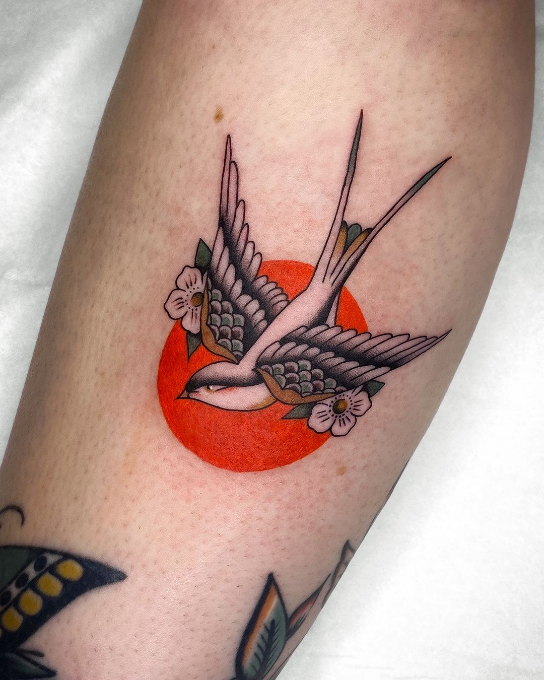 swallow tattoos by heyheybitches