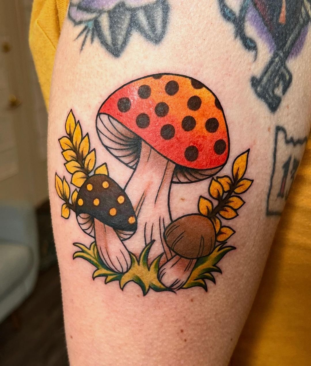 watercolor mushroom design ideas by donnajeantattoo