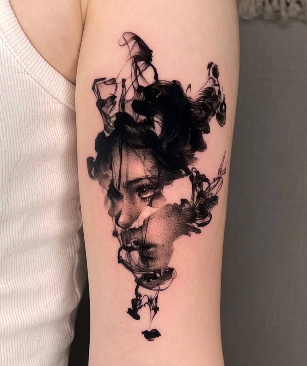 Amazing portrait tattoo by pa tat