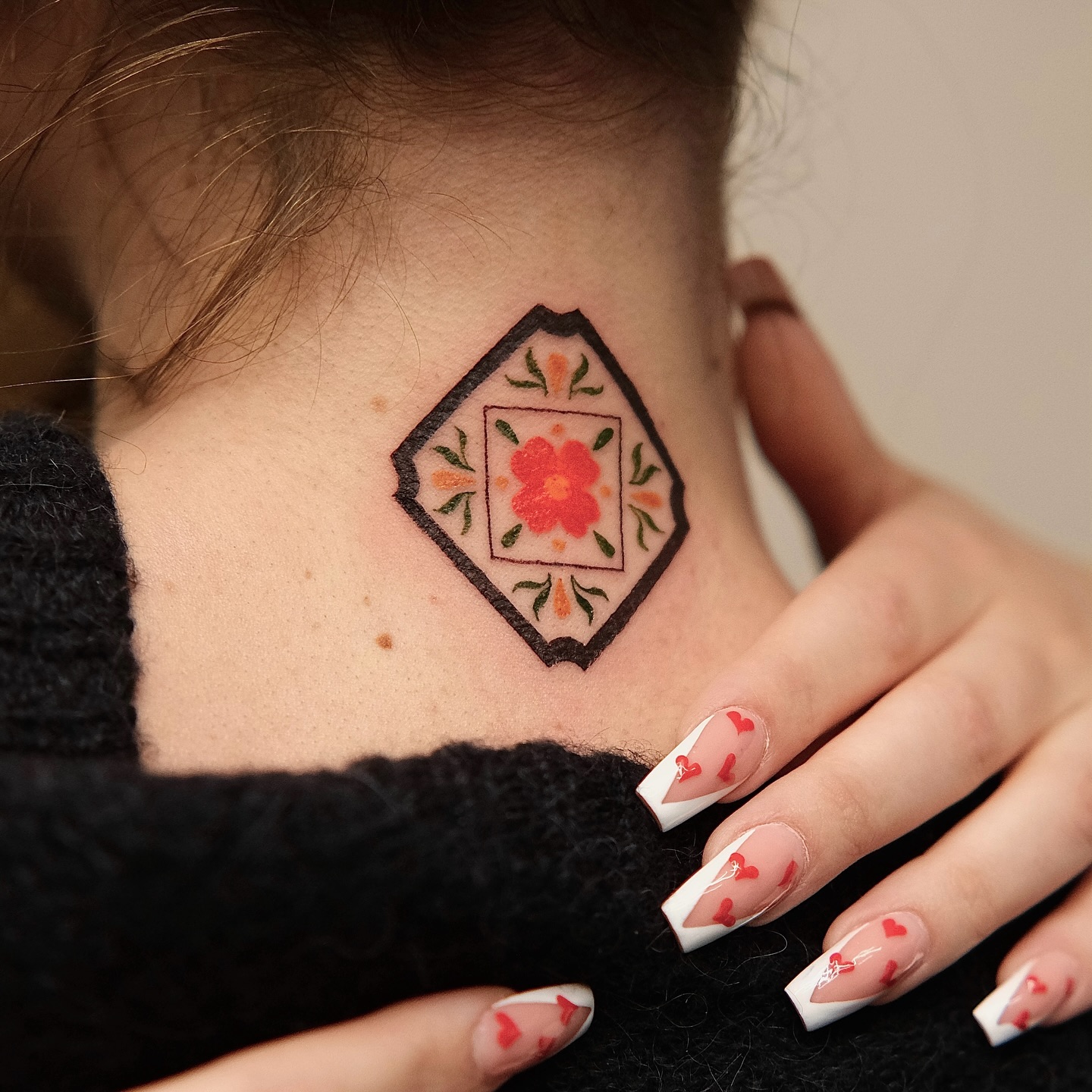 Maple leaf tattoo by jasmina jasperss