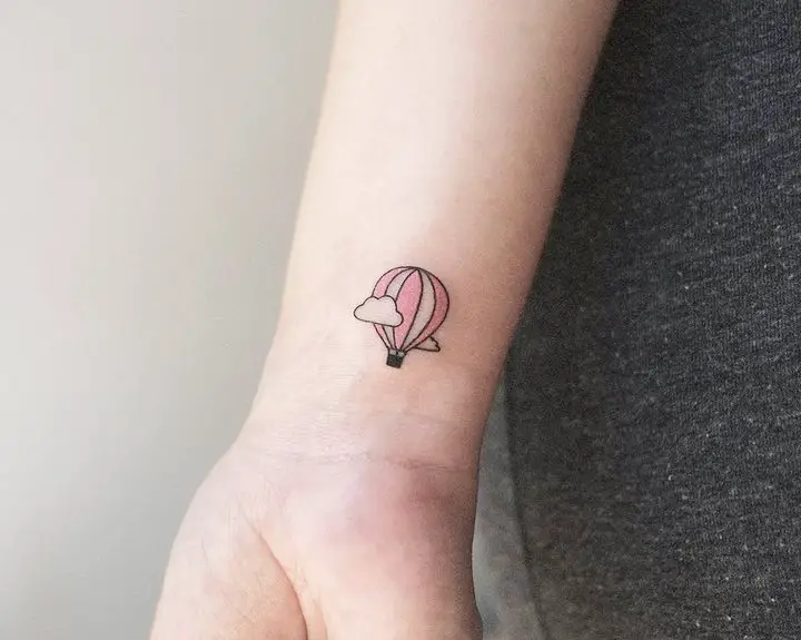 Minimal balloon tattoos by ceydakoc