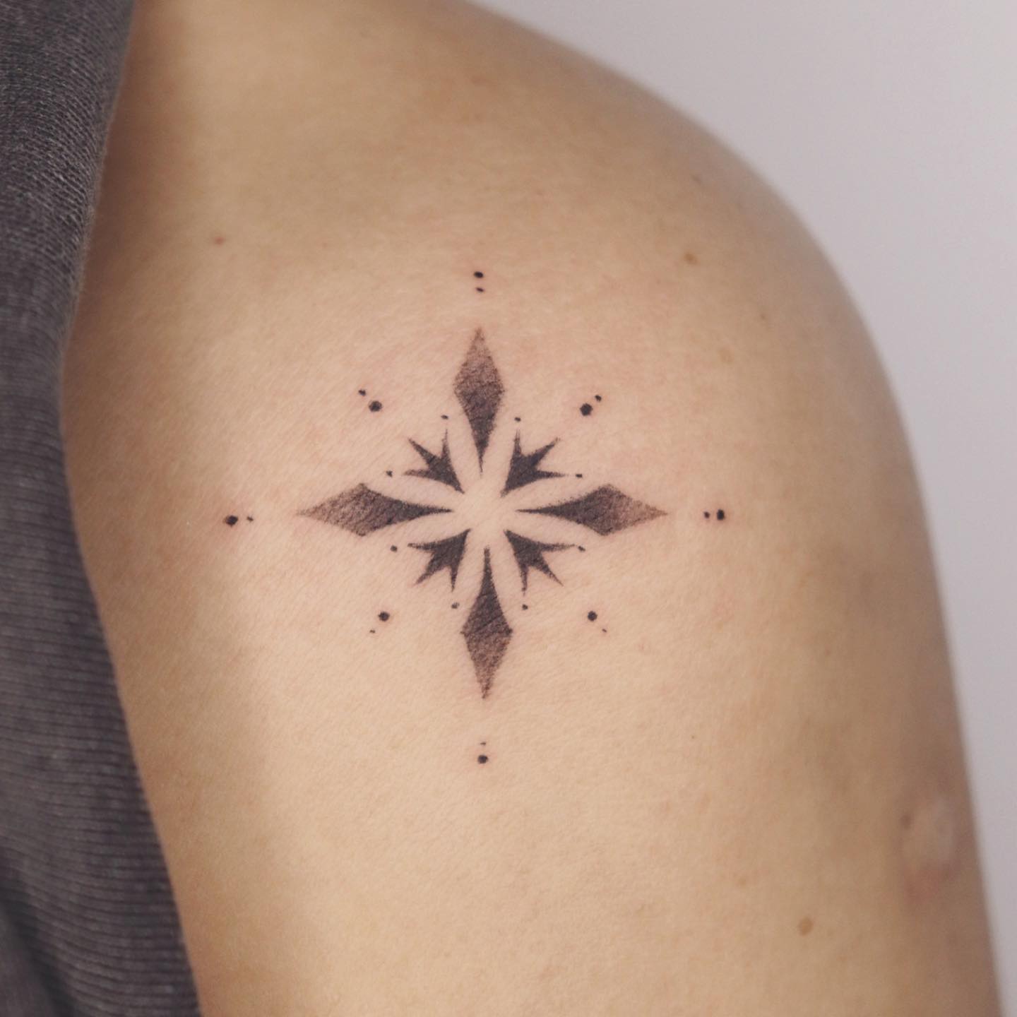 Snowflake tattoo by kissami ink