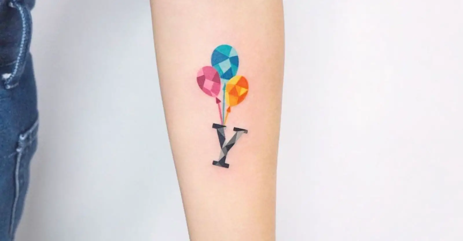 balloon tattoos for women