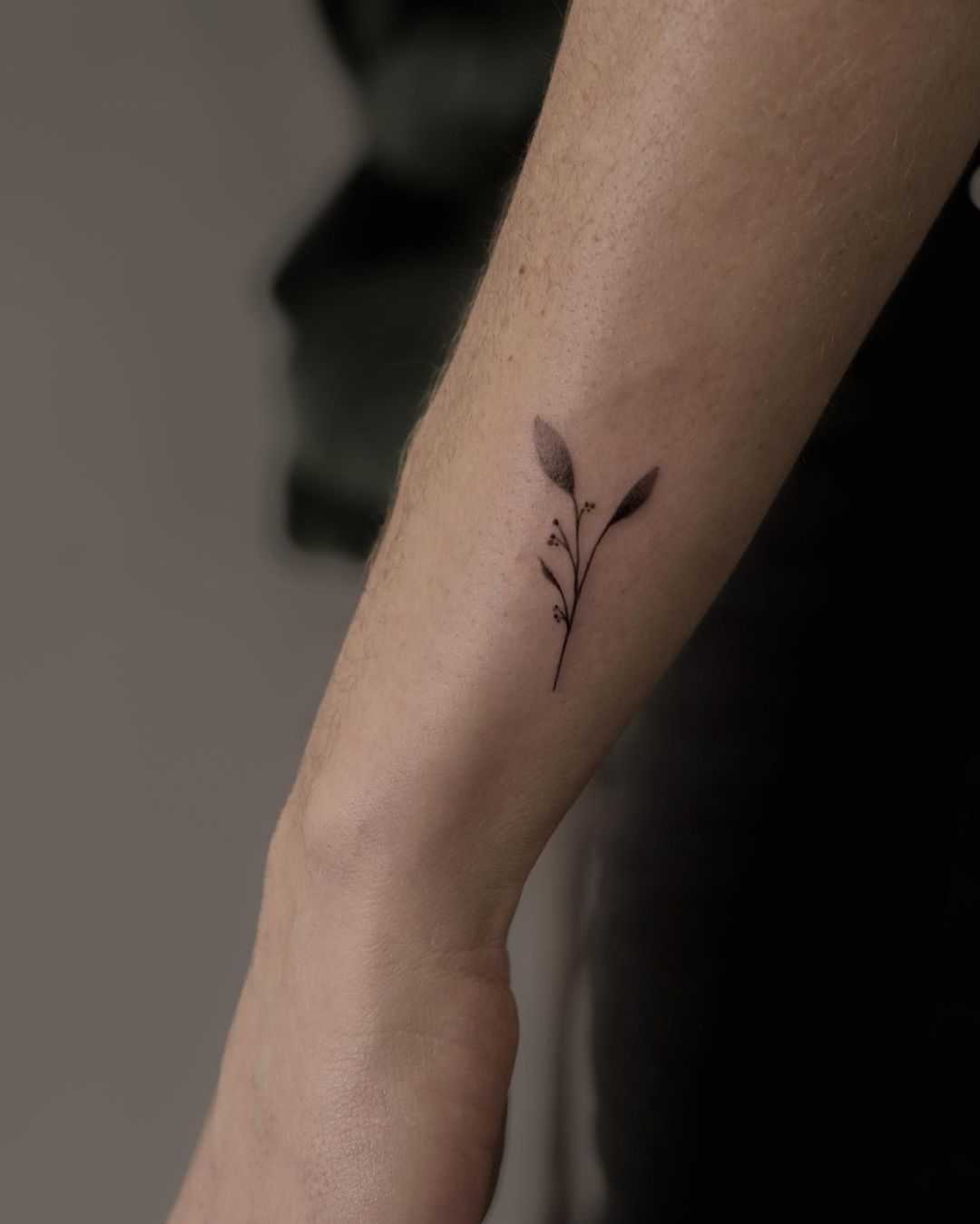 black and white spring tattoo by venessasigillo