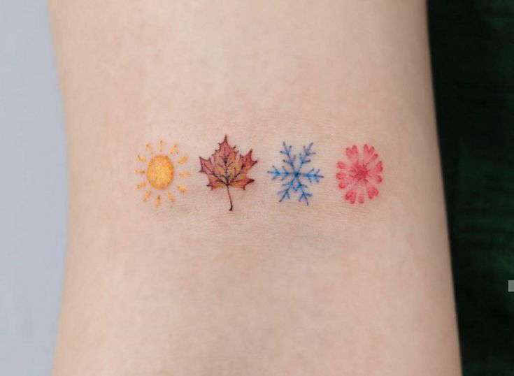 colorful Colorful Season tattoos