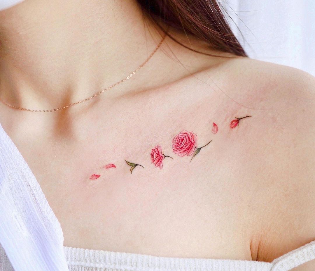 floral spring design by vane.tattoo