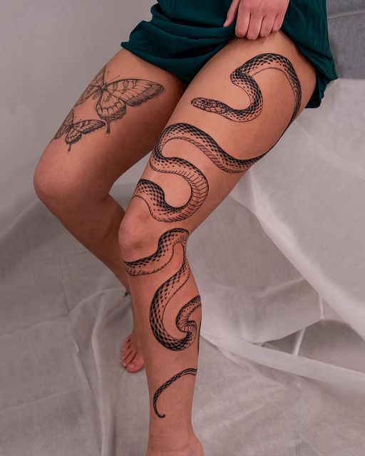 full leg tattoos